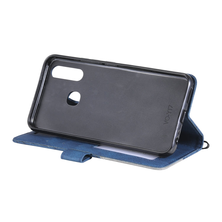 Skin Feel Splicing Horizontal Flip Leather Phone Case