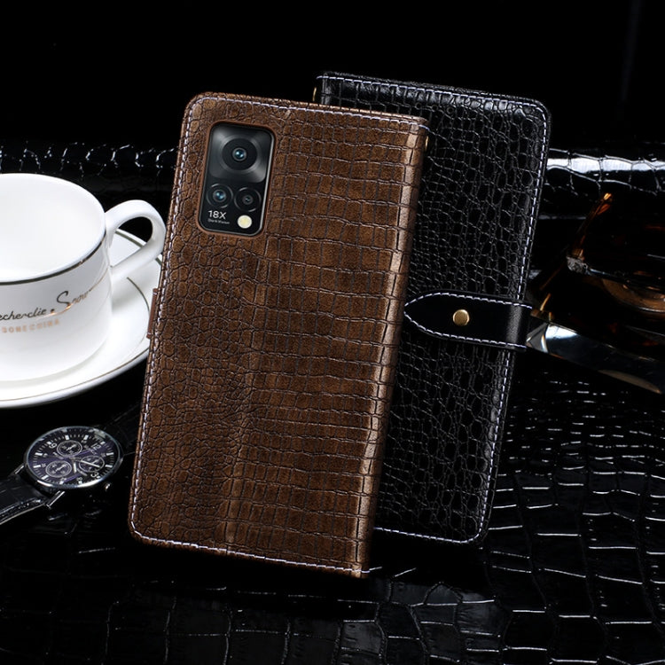 idewei Crocodile Texture Horizontal Flip Leather Case with Holder & Card Slots & Wallet, For Meizu 18x