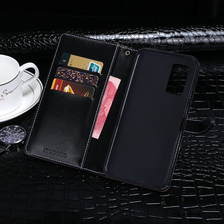 idewei Crocodile Texture Horizontal Flip Leather Case with Holder & Card Slots & Wallet, For Meizu 18x