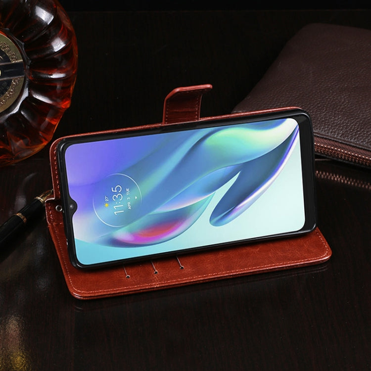 idewei Crazy Horse Texture Leather Case with Holder &amp; Card Slots &amp; Wallet, For OPPO Realme Narzo 50A, For Tecno Phantom X, For vivo S10e, For Meizu 18x