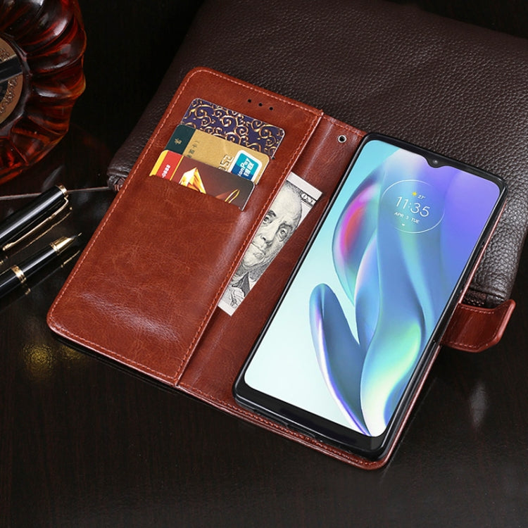 idewei Crazy Horse Texture Leather Case with Holder &amp; Card Slots &amp; Wallet, For OPPO Realme Narzo 50A, For Tecno Phantom X, For vivo S10e, For Meizu 18x