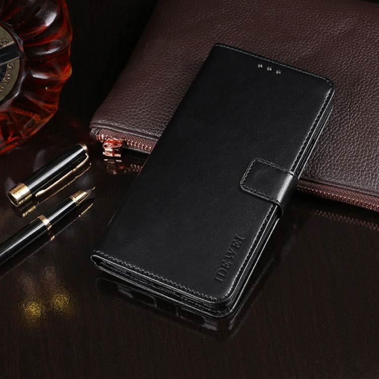 idewei Crazy Horse Texture Leather Case with Holder & Card Slots & Wallet, For OPPO Realme Narzo 50A, For Tecno Phantom X, For vivo S10e, For Meizu 18x