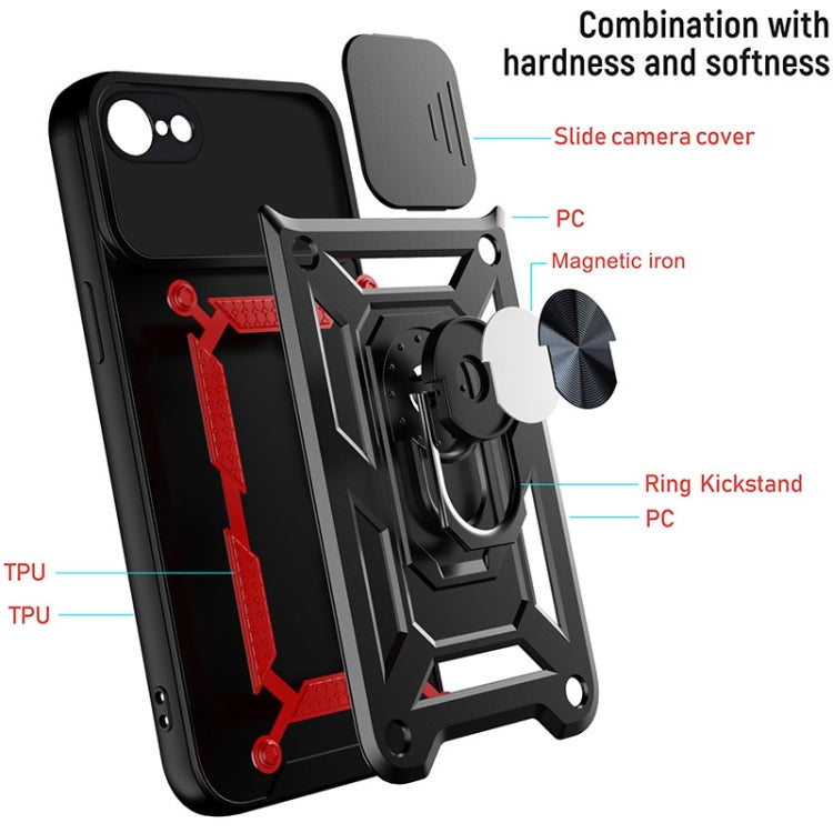 Sliding Camera Cover Design TPU+PC Phone Protective Case, For iPhone SE 2022 / SE 2020 / 8 / 7, For OPPO A5s/A7 2018/A12, For OPPO A9 2020/A5 2020, For OPPO A15 / A15s, For Xiaomi Redmi Note 11