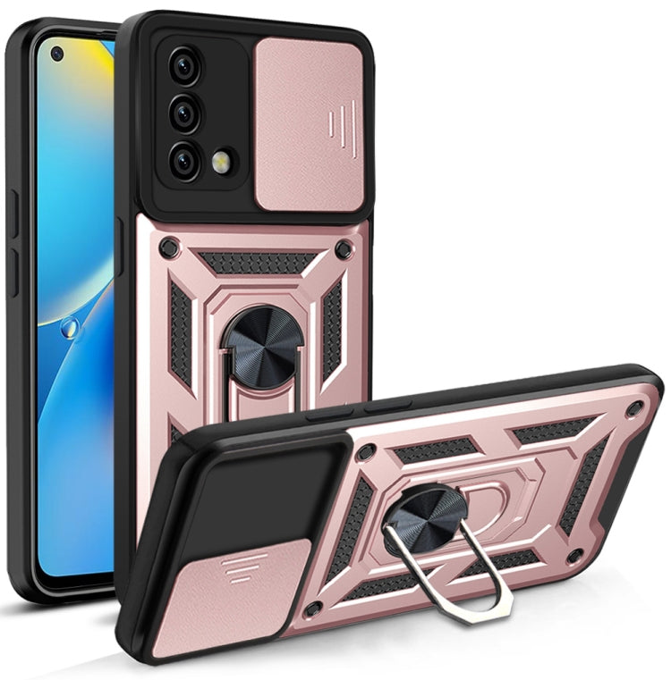 Sliding Camera Cover Design TPU+PC Phone Protective Case, For OPPO A74 4G, For OPPO A93 5G / A74 5G / A54 5G, For OPPO A94/Reno5/F19 Pro/Reno5 Lite, For OPPO Realme C21/C20/C11 2021