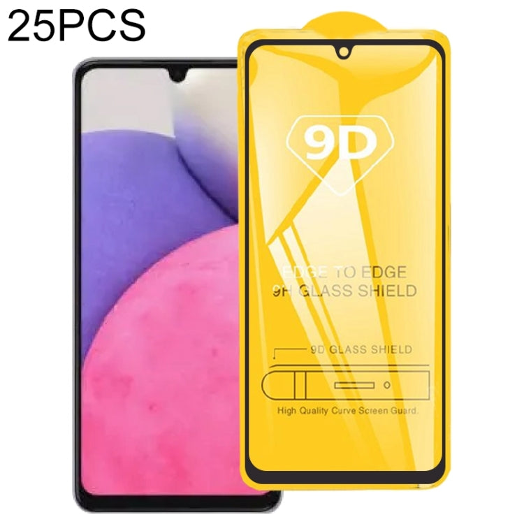 For Samsung Galaxy A53 5G 25pcs 9D Full Glue Screen Tempered Glass Film