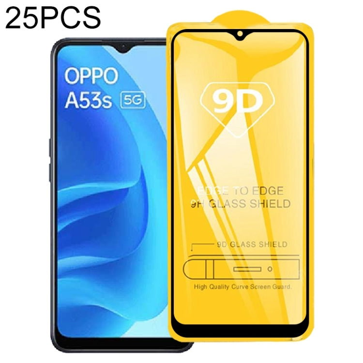 For Samsung Galaxy A53 5G 25pcs 9D Full Glue Screen Tempered Glass Film