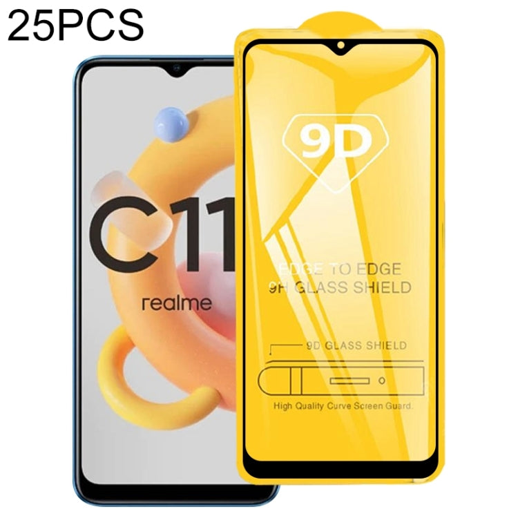 For Samsung Galaxy A53 5G 25pcs 9D Full Glue Screen Tempered Glass Film