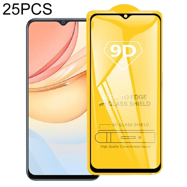 For Samsung Galaxy A53 5G 25pcs 9D Full Glue Screen Tempered Glass Film