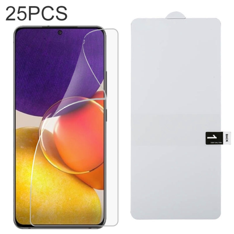 25 PCS Full Screen Protector Explosion-proof Hydrogel Film, For Huawei Enjoy 20e (25 PCS), For Samsung Galaxy A53 (25 PCS), For Huawei nova Y60 (25 PCS), For Samsung Galaxy A82 (25 PCS), For vivo Y20 2021 (25 PCS), For vivo iQOO Neo5 Lite (25 PCS)