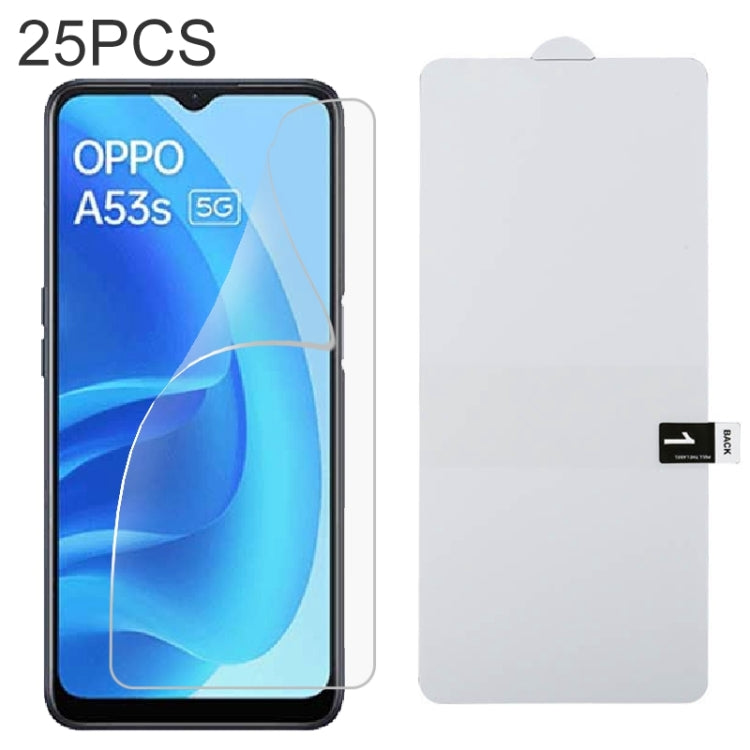 25 PCS Full Screen Protector Explosion-proof Hydrogel Film, For Huawei Enjoy 20e (25 PCS), For Samsung Galaxy A53 (25 PCS), For Huawei nova Y60 (25 PCS), For Samsung Galaxy A82 (25 PCS), For vivo Y20 2021 (25 PCS), For vivo iQOO Neo5 Lite (25 PCS)