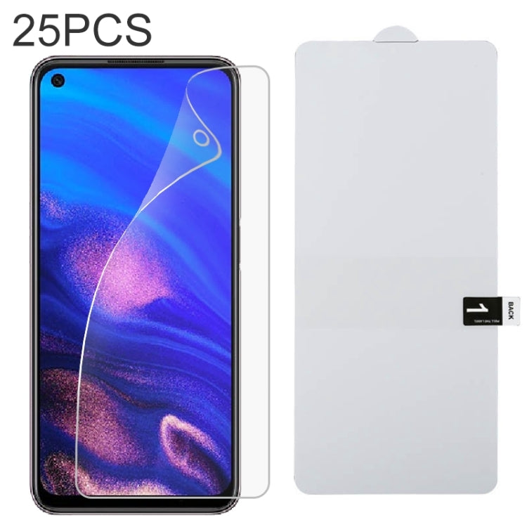 25 PCS Full Screen Protector Explosion-proof Hydrogel Film, For Huawei Enjoy 20e (25 PCS), For Samsung Galaxy A53 (25 PCS), For Huawei nova Y60 (25 PCS), For Samsung Galaxy A82 (25 PCS), For vivo Y20 2021 (25 PCS), For vivo iQOO Neo5 Lite (25 PCS)