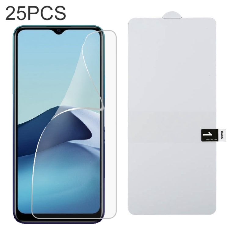 25 PCS Full Screen Protector Explosion-proof Hydrogel Film, For Huawei Enjoy 20e (25 PCS), For Samsung Galaxy A53 (25 PCS), For Huawei nova Y60 (25 PCS), For Samsung Galaxy A82 (25 PCS), For vivo Y20 2021 (25 PCS), For vivo iQOO Neo5 Lite (25 PCS)