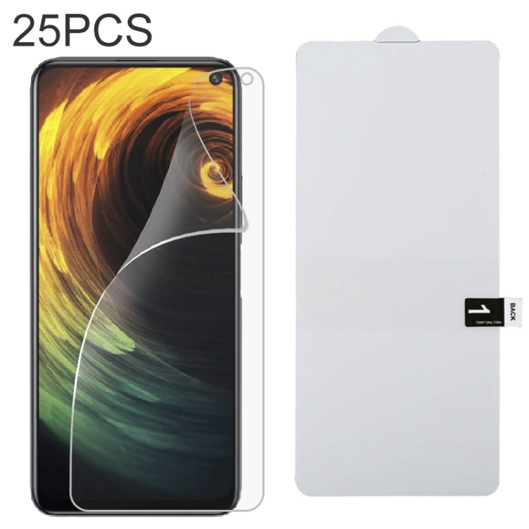 25 PCS Full Screen Protector Explosion-proof Hydrogel Film, For Huawei Enjoy 20e (25 PCS), For Samsung Galaxy A53 (25 PCS), For Huawei nova Y60 (25 PCS), For Samsung Galaxy A82 (25 PCS), For vivo Y20 2021 (25 PCS), For vivo iQOO Neo5 Lite (25 PCS)