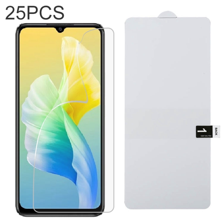 25 PCS Full Screen Protector Explosion-proof Hydrogel Film, For Huawei Enjoy 20e (25 PCS), For Samsung Galaxy A53 (25 PCS), For Huawei nova Y60 (25 PCS), For Samsung Galaxy A82 (25 PCS), For vivo Y20 2021 (25 PCS), For vivo iQOO Neo5 Lite (25 PCS)