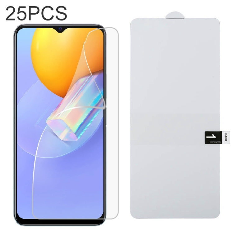 25 PCS Full Screen Protector Explosion-proof Hydrogel Film, For Huawei Enjoy 20e (25 PCS), For Samsung Galaxy A53 (25 PCS), For Huawei nova Y60 (25 PCS), For Samsung Galaxy A82 (25 PCS), For vivo Y20 2021 (25 PCS), For vivo iQOO Neo5 Lite (25 PCS)