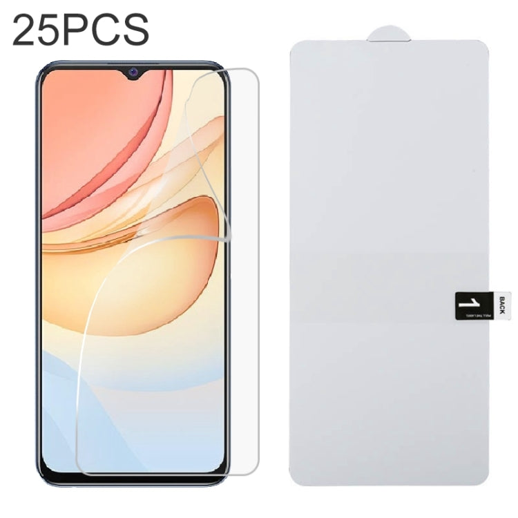 25 PCS Full Screen Protector Explosion-proof Hydrogel Film, For Huawei Enjoy 20e (25 PCS), For Samsung Galaxy A53 (25 PCS), For Huawei nova Y60 (25 PCS), For Samsung Galaxy A82 (25 PCS), For vivo Y20 2021 (25 PCS), For vivo iQOO Neo5 Lite (25 PCS)