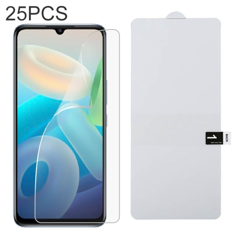 25 PCS Full Screen Protector Explosion-proof Hydrogel Film, For Huawei Enjoy 20e (25 PCS), For Samsung Galaxy A53 (25 PCS), For Huawei nova Y60 (25 PCS), For Samsung Galaxy A82 (25 PCS), For vivo Y20 2021 (25 PCS), For vivo iQOO Neo5 Lite (25 PCS)