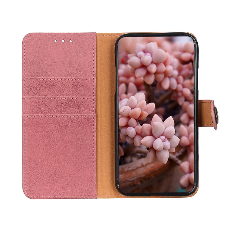 KHAZNEH Cowhide Texture Horizontal Flip Leather Phone Case with Holder &amp; Card Slots &amp; Wallet, For OnePlus 10 Pro, For vivo Y15s / Y15a