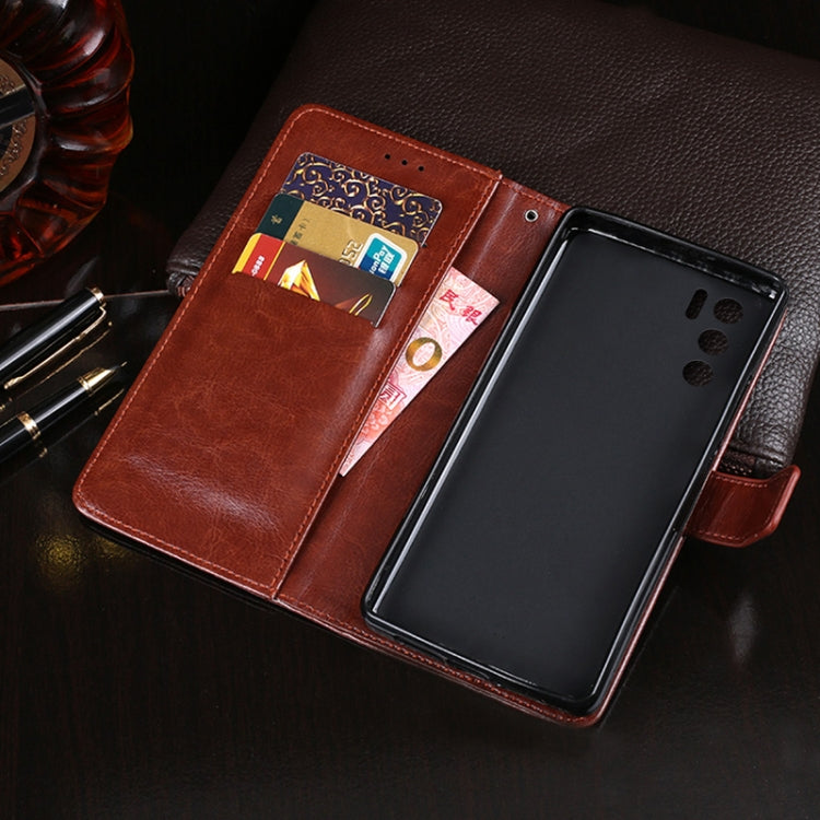 idewei Crazy Horse Texture Flip Leather Phone Case, For OPPO A54s, For OPPO A95 4G / F19, For OPPO Realme Narzo 50i