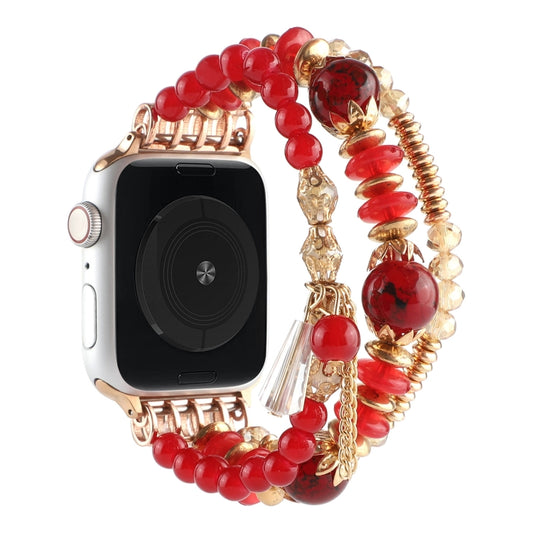 Pearl Strap Watchband For Apple Watch Series, 7 41mm / 6&SE&5&4 40mm / 3&2&1 38mm, 7 45mm / 6&SE&5&4 44mm / 3&2&1 42mm