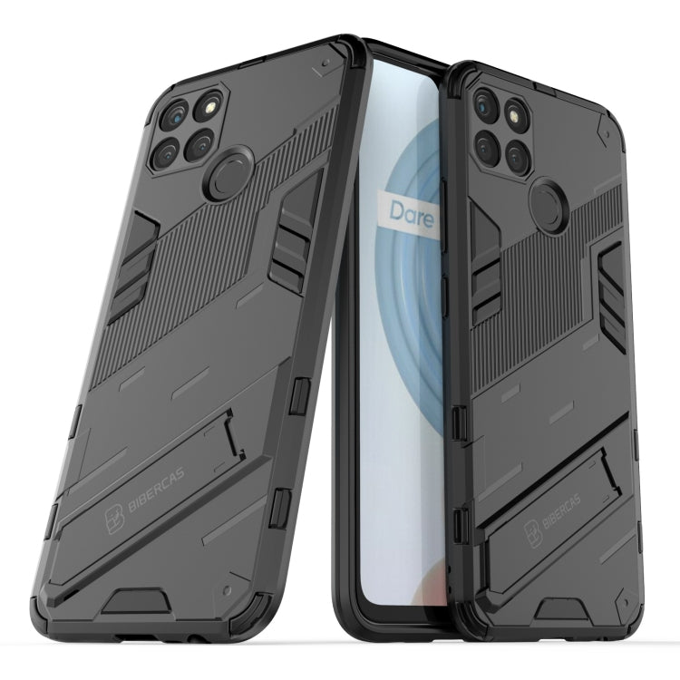 Punk Armor 2 in 1 PC + TPU Shockproof Phone Case, For Realme C21Y