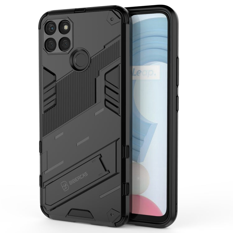 Punk Armor 2 in 1 PC + TPU Shockproof Phone Case, For Realme C21Y