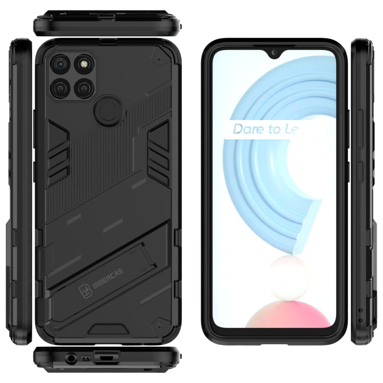 Punk Armor 2 in 1 PC + TPU Shockproof Phone Case, For Realme C21Y