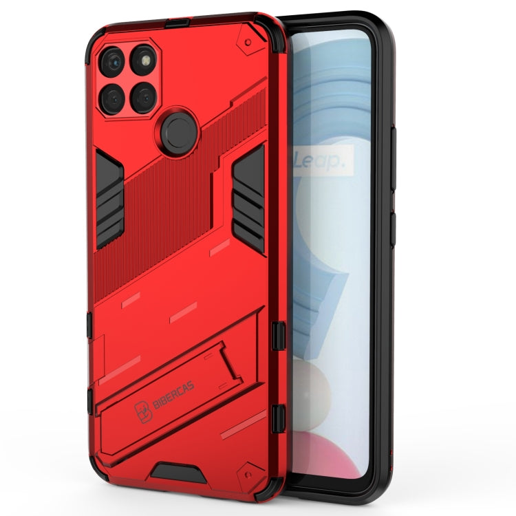 Punk Armor 2 in 1 PC + TPU Shockproof Phone Case, For Realme C21Y