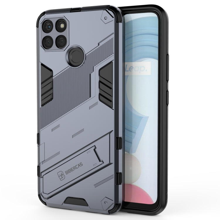 Punk Armor 2 in 1 PC + TPU Shockproof Phone Case, For Realme C21Y