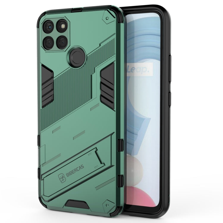 Punk Armor 2 in 1 PC + TPU Shockproof Phone Case, For Realme C21Y