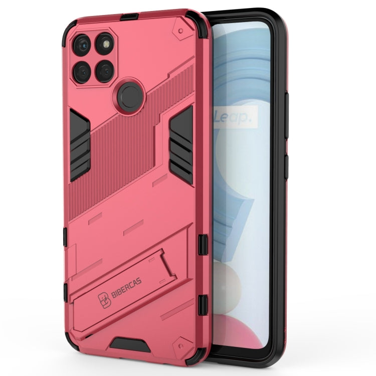 Punk Armor 2 in 1 PC + TPU Shockproof Phone Case, For Realme C21Y