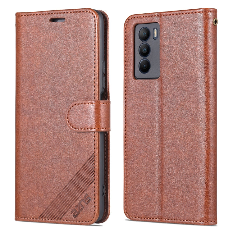 AZNS Sheepskin Texture Flip Leather Phone Case, For vivo iQOO Neo5, For vivo S10e / V23e, For vivo T1 5G, For OPPO K9s / Realme Q3s, For Honor X30i