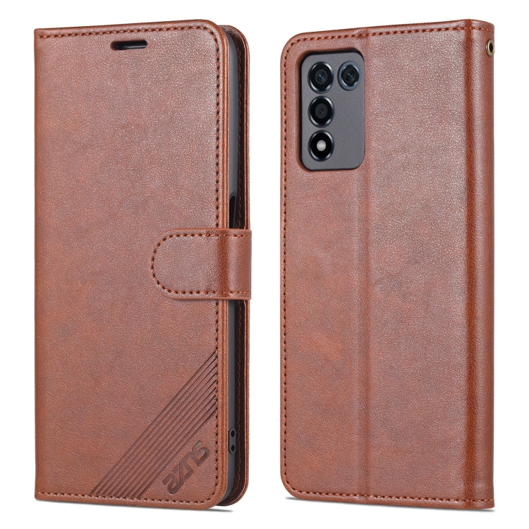 AZNS Sheepskin Texture Flip Leather Phone Case, For vivo iQOO Neo5, For vivo S10e / V23e, For vivo T1 5G, For OPPO K9s / Realme Q3s, For Honor X30i