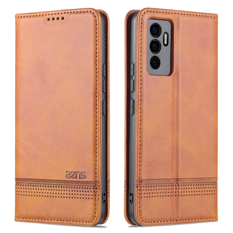 AZNS Magnetic Calf Texture Horizontal Flip Leather Phone Case, For vivo S10e / V23e, For vivo T1, For Honor X30i