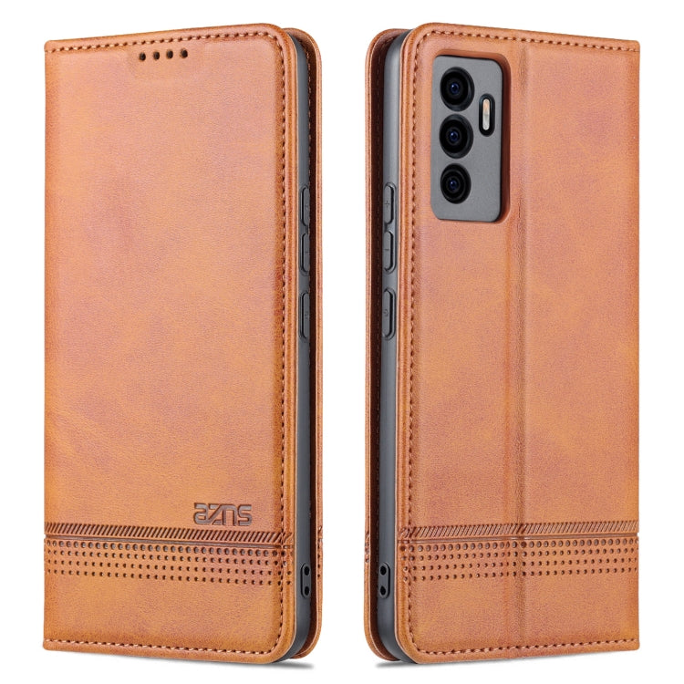 AZNS Magnetic Calf Texture Horizontal Flip Leather Phone Case, For vivo S10e / V23e, For vivo T1, For Honor X30i