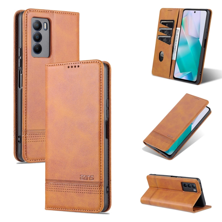 AZNS Magnetic Calf Texture Horizontal Flip Leather Phone Case, For vivo S10e / V23e, For vivo T1, For Honor X30i