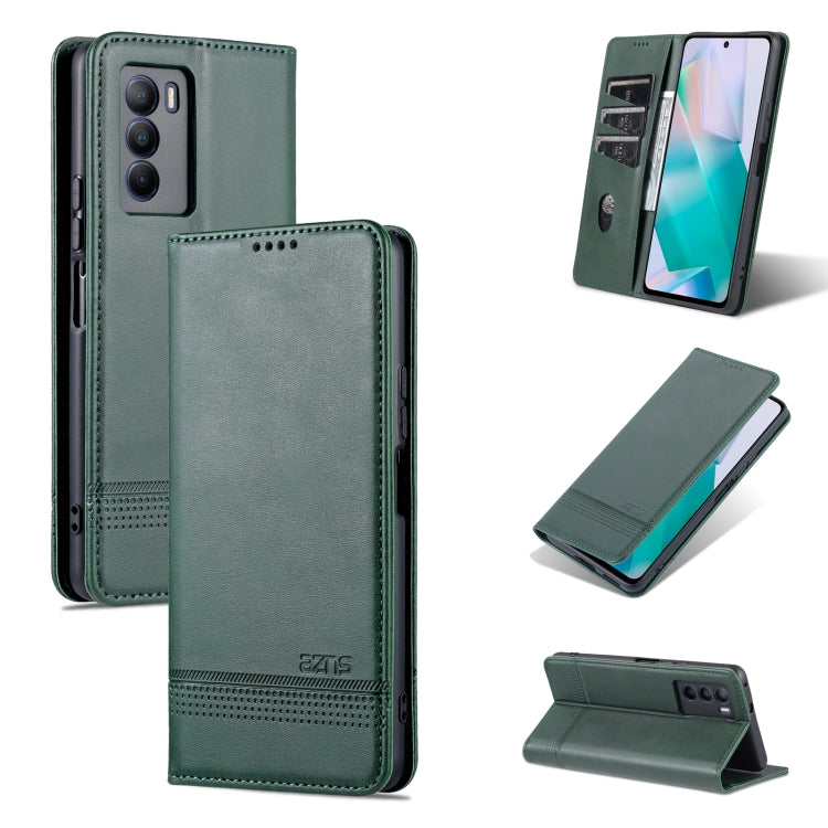 AZNS Magnetic Calf Texture Horizontal Flip Leather Phone Case, For vivo S10e / V23e, For vivo T1, For Honor X30i