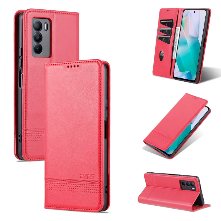 AZNS Magnetic Calf Texture Horizontal Flip Leather Phone Case, For vivo S10e / V23e, For vivo T1, For Honor X30i