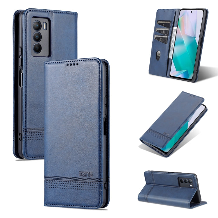 AZNS Magnetic Calf Texture Horizontal Flip Leather Phone Case, For vivo S10e / V23e, For vivo T1, For Honor X30i