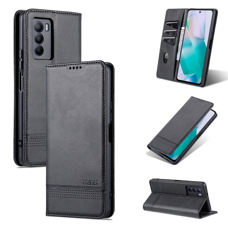 AZNS Magnetic Calf Texture Horizontal Flip Leather Phone Case, For vivo S10e / V23e, For vivo T1, For Honor X30i