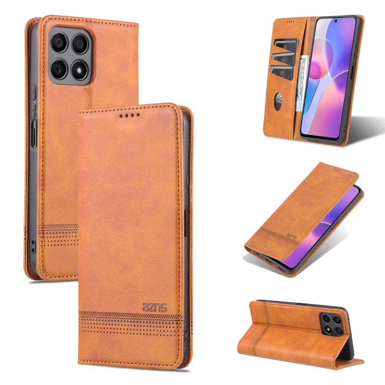 AZNS Magnetic Calf Texture Horizontal Flip Leather Phone Case, For vivo S10e / V23e, For vivo T1, For Honor X30i