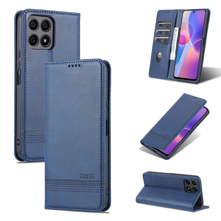 AZNS Magnetic Calf Texture Horizontal Flip Leather Phone Case, For vivo S10e / V23e, For vivo T1, For Honor X30i