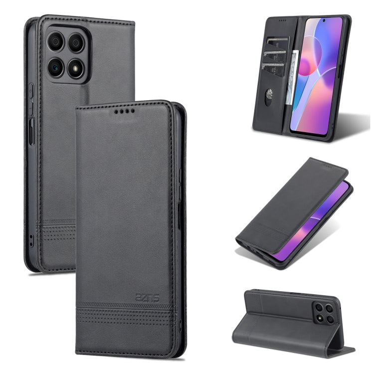 AZNS Magnetic Calf Texture Horizontal Flip Leather Phone Case, For vivo S10e / V23e, For vivo T1, For Honor X30i