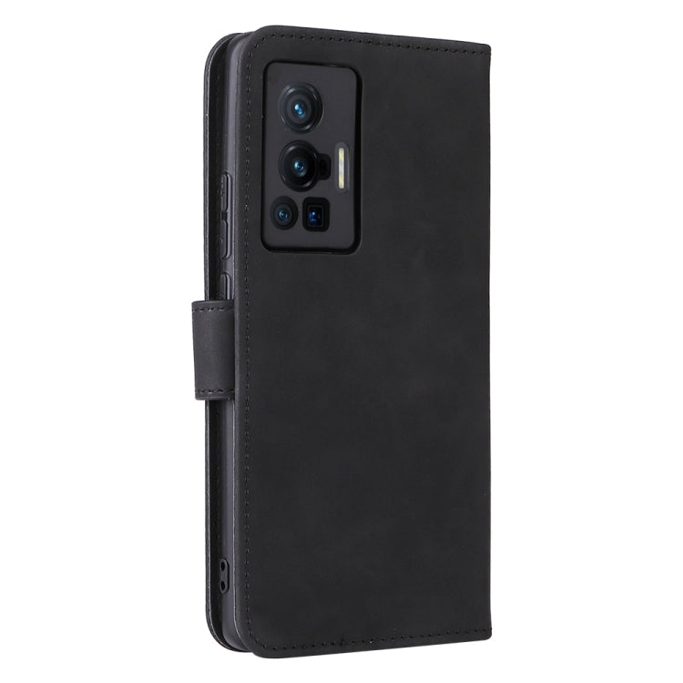 Solid Color Skin Feel Magnetic Buckle Leather Phone Case, For vivo X70 Pro, For vivo Y3s 2021