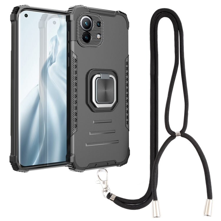 Aluminum Alloy + TPU Phone Case with Lanyard, For LG K51/ K31 / Aristro5, For Xiaomi Mi 10T Lite / Redmi Note 9 Pro 5G, For Xiaomi Mi 10T Pro 5G / 10T 5G, For Xiaomi Mi 11, For Xiaomi Mi 11i 5G / Mi 11X / Poco F3, For Motorola Moto G 5G / One 5G Ace