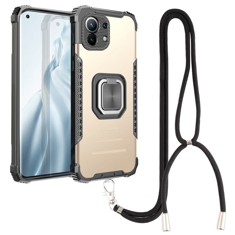 Aluminum Alloy + TPU Phone Case with Lanyard, For LG K51/ K31 / Aristro5, For Xiaomi Mi 10T Lite / Redmi Note 9 Pro 5G, For Xiaomi Mi 10T Pro 5G / 10T 5G, For Xiaomi Mi 11, For Xiaomi Mi 11i 5G / Mi 11X / Poco F3, For Motorola Moto G 5G / One 5G Ace