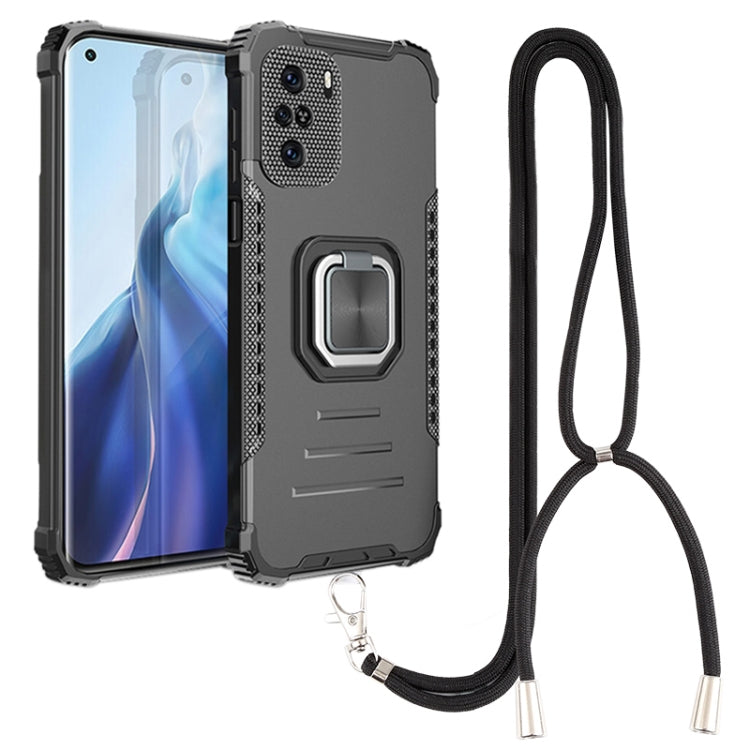 Aluminum Alloy + TPU Phone Case with Lanyard, For Motorola Moto G Play 2021, For Motorola Moto G Power 2021, For Motorola Moto G Stylus 2021, For Motorola Moto G9 / G9 Play / E7 Plus, For Xiaomi Poco X3 / X3 NFC, For Xiaomi Redmi 9C / Redmi 9 India