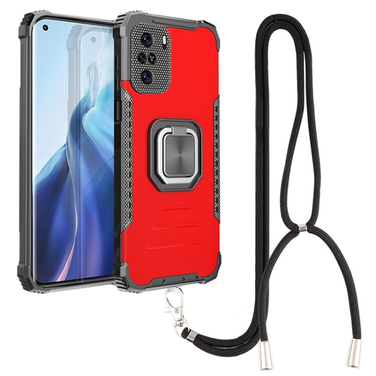 Aluminum Alloy + TPU Phone Case with Lanyard, For Motorola Moto G Play 2021, For Motorola Moto G Power 2021, For Motorola Moto G Stylus 2021, For Motorola Moto G9 / G9 Play / E7 Plus, For Xiaomi Poco X3 / X3 NFC, For Xiaomi Redmi 9C / Redmi 9 India