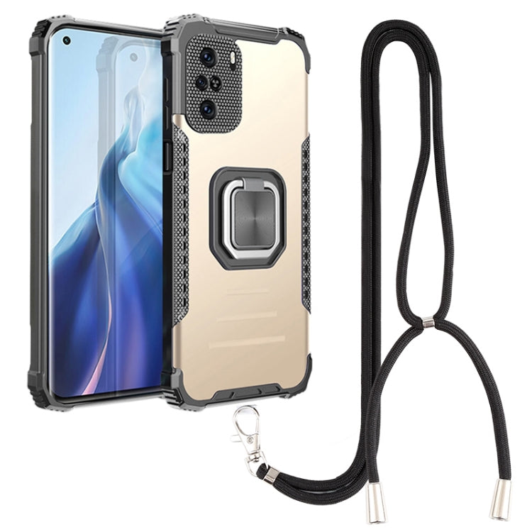 Aluminum Alloy + TPU Phone Case with Lanyard, For Motorola Moto G Play 2021, For Motorola Moto G Power 2021, For Motorola Moto G Stylus 2021, For Motorola Moto G9 / G9 Play / E7 Plus, For Xiaomi Poco X3 / X3 NFC, For Xiaomi Redmi 9C / Redmi 9 India