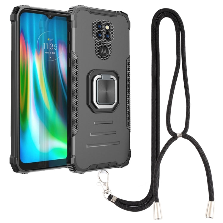 Aluminum Alloy + TPU Phone Case with Lanyard, For Motorola Moto G Play 2021, For Motorola Moto G Power 2021, For Motorola Moto G Stylus 2021, For Motorola Moto G9 / G9 Play / E7 Plus, For Xiaomi Poco X3 / X3 NFC, For Xiaomi Redmi 9C / Redmi 9 India